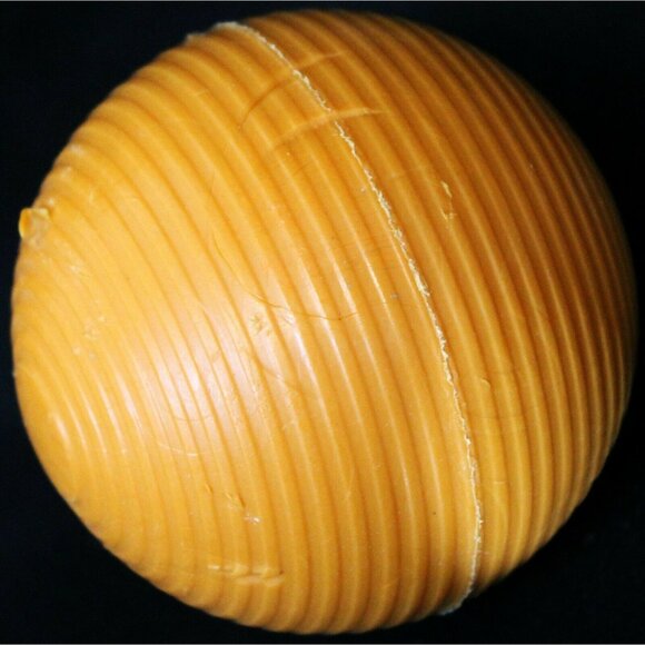 Franklin Replacement Croquet Ball - Ribbed Solid Orange - 8.5" Circumference - Picture 6 of 8